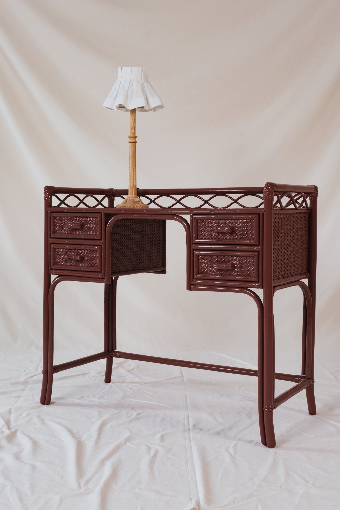 Original Angraves Cane Rattan Dressing Table