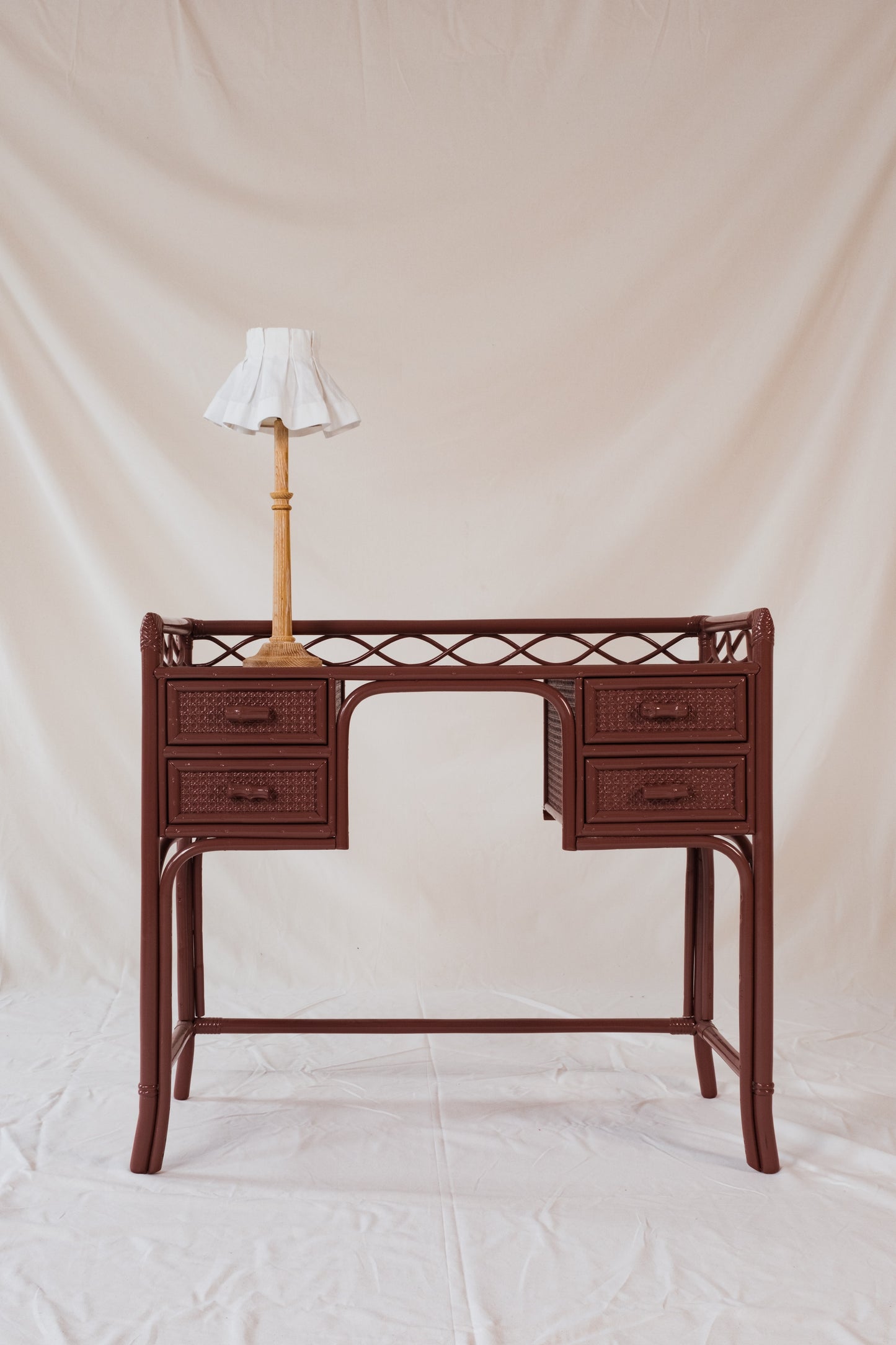 Original Angraves Cane Rattan Dressing Table