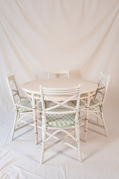 Set of 4 Vintage Cane Dining Chairs